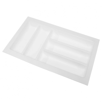 TRAYBOND кухонный лоток для столовых приборов с пятью отделами, 248-292*444-480*45,белый(20шт/уп)